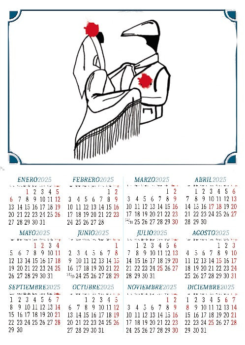 Calendario Pasea Madrid 2025