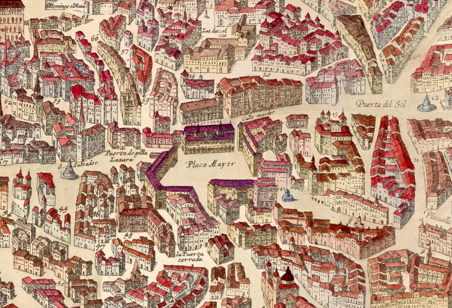 2: Plano de Mancelli - Madrid en 1630