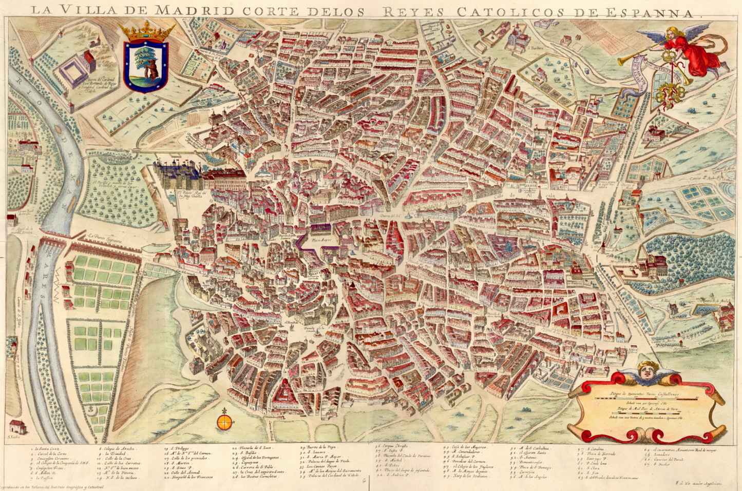 2: Plano de Mancelli - Madrid en 1630